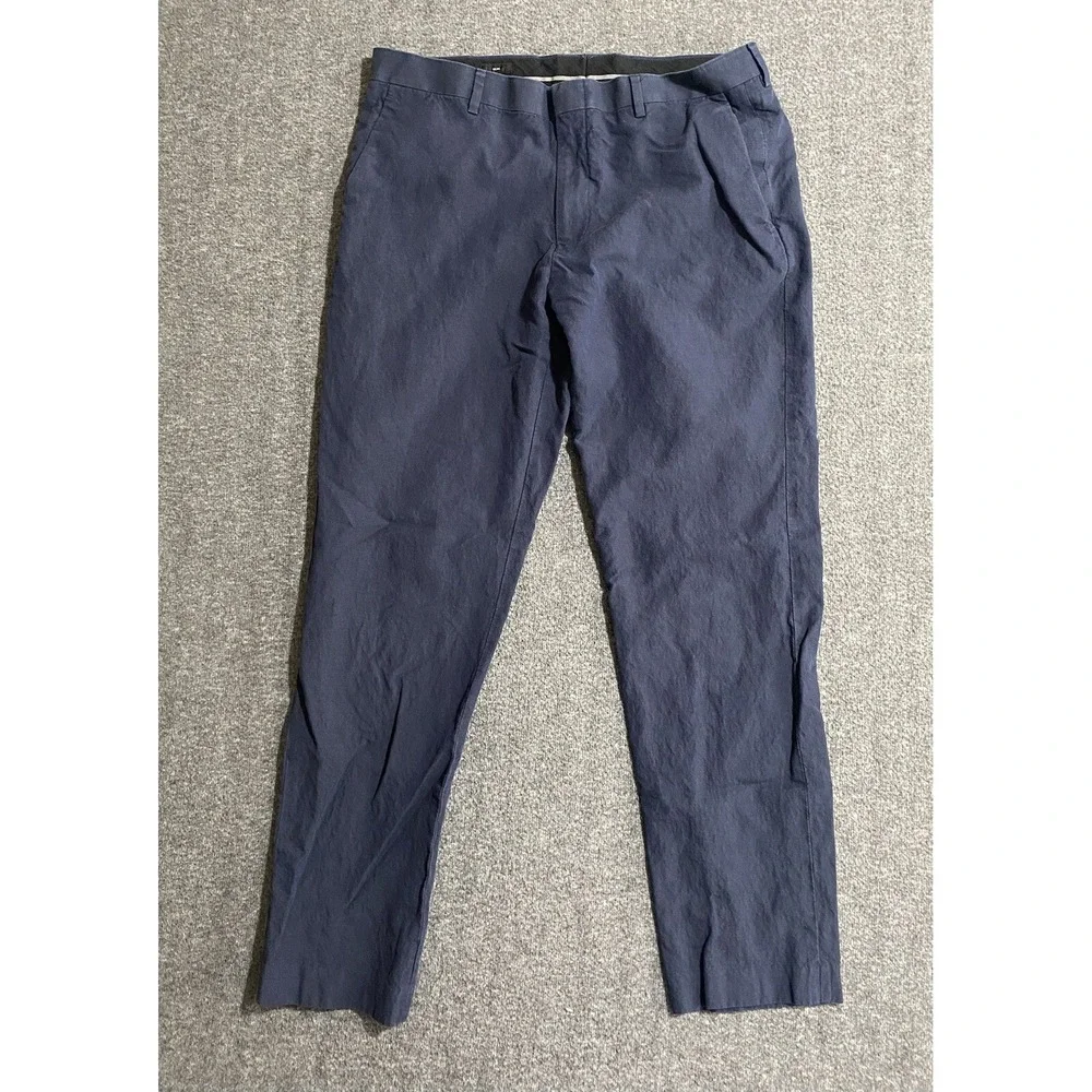 J.Crew Ludlow Chino Men's Dress Pants Navy Blue Size 34/32